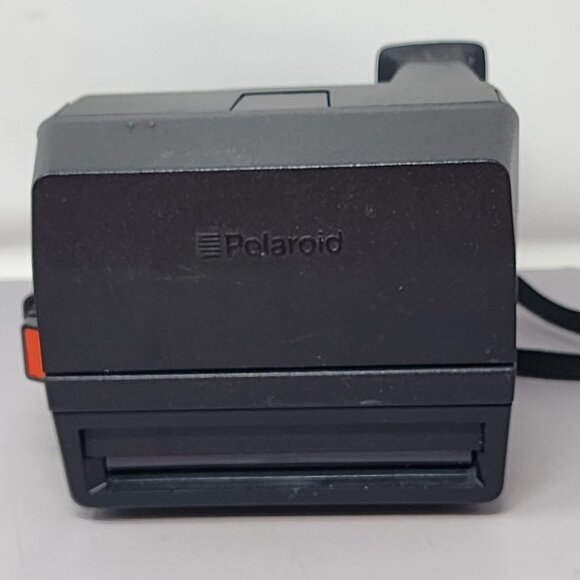 Vintage Polaroid Instant Camera Black Film Photography Strap Untested - Picture 1 of 11